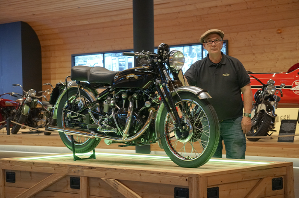 Vincent Black Shadow Series C  - ausgestellt im TOP Mountain Motorcycle Museum in Hochgurgl/Tirol